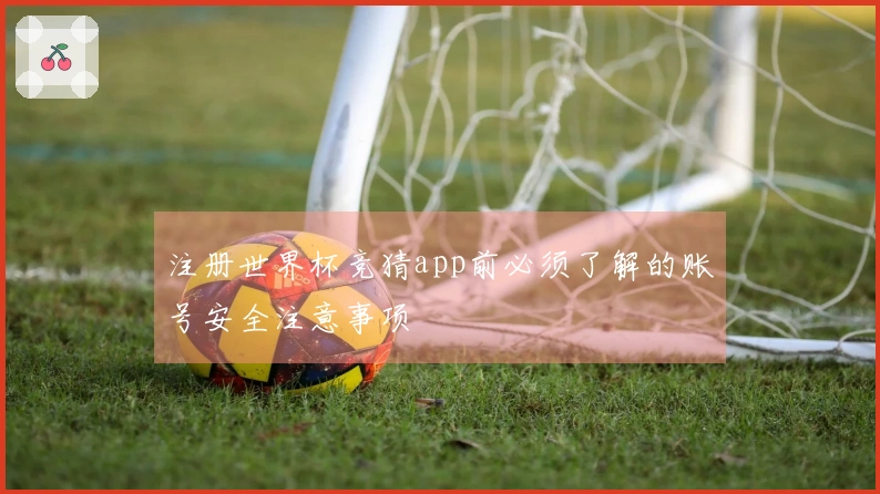 注册世界杯竞猜app前必须了解的账号安全注意事项