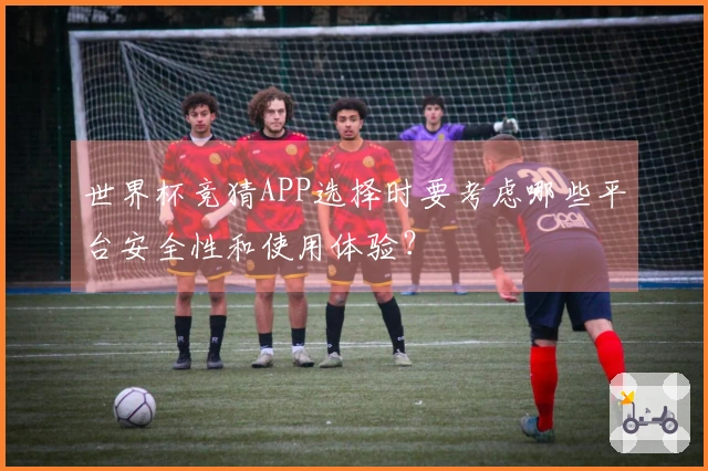 世界杯竞猜APP选择时要考虑哪些平台安全性和使用体验？